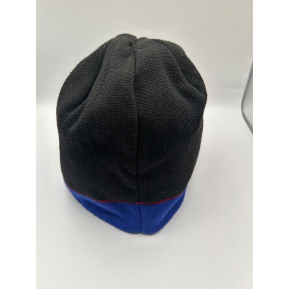 Patagonia Stripped Beanie - Black Blue Red - One Size Fits Most - Picture 3 of 3